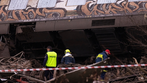 Katastrofa kolejowa w Grecji