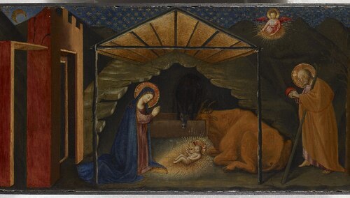 Fra Angelico "Narodzenie Jezusa"