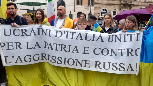 Włosi witają prezydenta Ukrainy