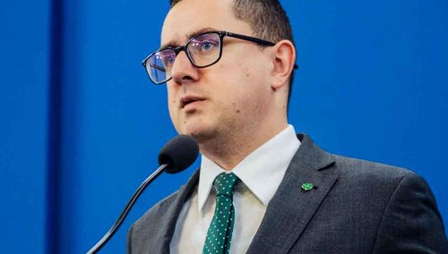 Minister energii Miłosz Motyka