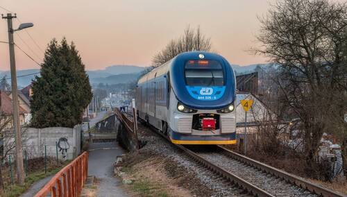 Pojazd szynowy wyprodukowany przez zakłady Pesa Bydgoszcz