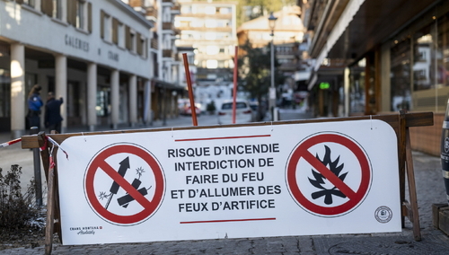 Pożar w Crans-Montana