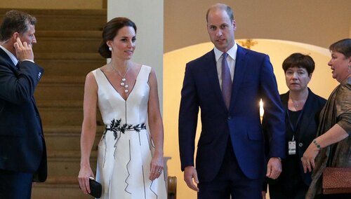 Książę William i Kate Middleton podczas wizyty w Polsce w lipcu 2017 r.