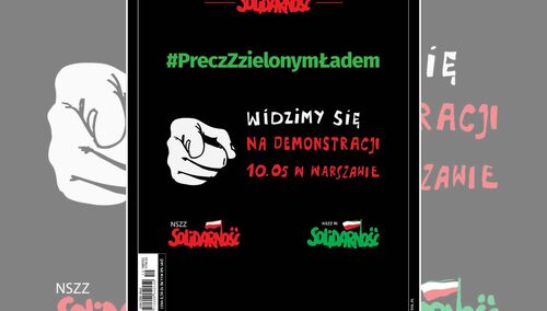 Grafika kampanii Precz z Zielonym Ładem