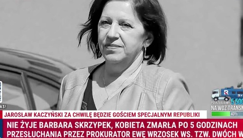 Nie żyje Barbara Skrzypek