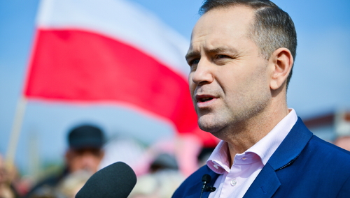 Karol Nawrocki w Radzyminie