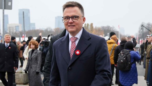 Hołownia żegna się z funkcją marszałka Sejmu