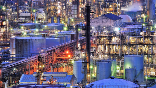 Rafineria. Ilustracja poglądowa