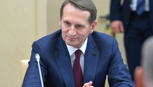 Szef rosyjskiego wywiadu Siergiej Naryszkin