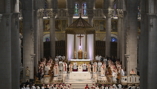 Msza św. w sanktuarium Sainte-Anne-de-Beaupré z udziałem papieża Franciszka