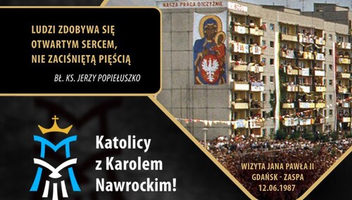 Wizerunek Matki Boskiej na bloku mieszkalnym