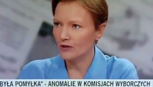 Aleksandra Sobczak na antenie TVN24