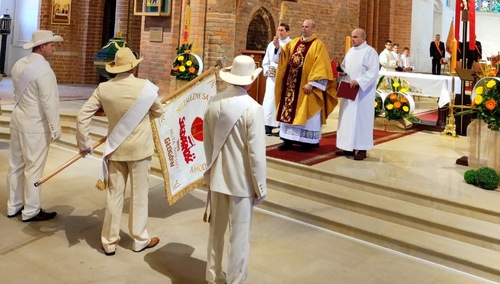 Solidarność w Hucie Miedzi Głogów z nowym sztandarem