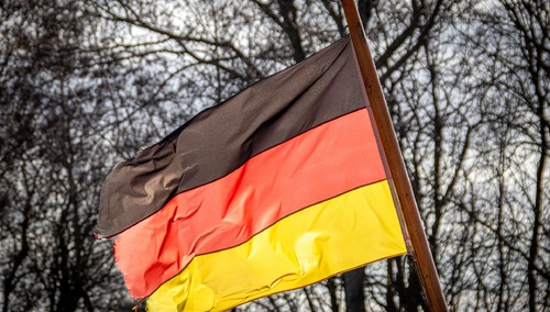 Niemiecka flaga, fot. ilustracyjna