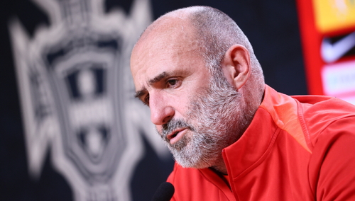 Selekcjoner reprezentacji Polski Michał Probierz