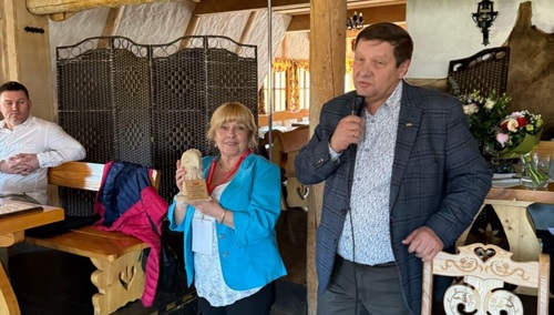 Wanda Stróżyk i Marek Bogusz