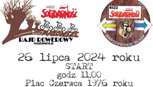 Region Mazowsze zaprasza na warszawski Rajd Rowerowy