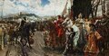 Muhammad XII poddaje Granadę. Francisco Pradilla
