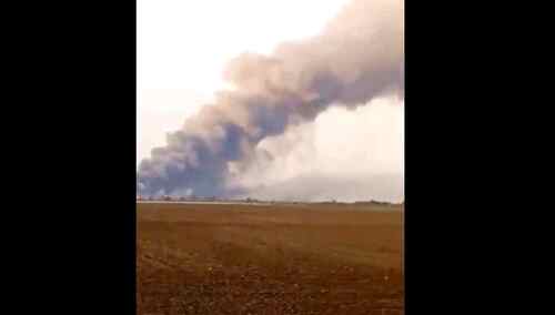 Eksplozje w rosyjskim magazynie