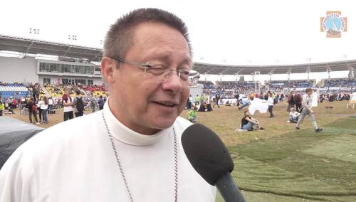 abp Grzegorz Ryś na Arenie Młodych 13 września 2021