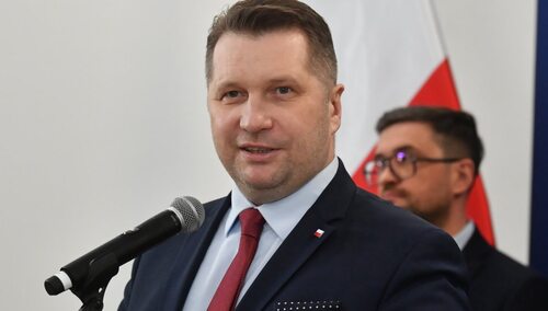 Minister edukacji i nauki Przemysław Czarnek