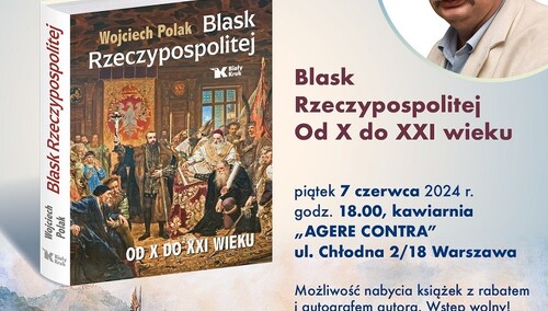 Prof. Wojciech Polak w Warszawie! Zapraszamy na spotkanie autorskie w kawiarni Agere Contra