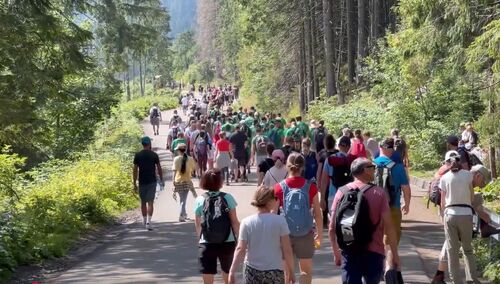 droga do Morskiego Oka, zdj. poglądowe