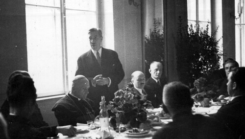 Azoty w Mościcach - uroczystość pożegnania dyrektora fabryki inż. Eugeniusza Kwiatkowskiego