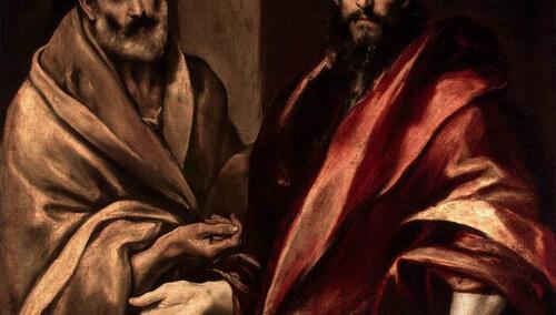 El Greco - "Apostołowie Piotr i Paweł"