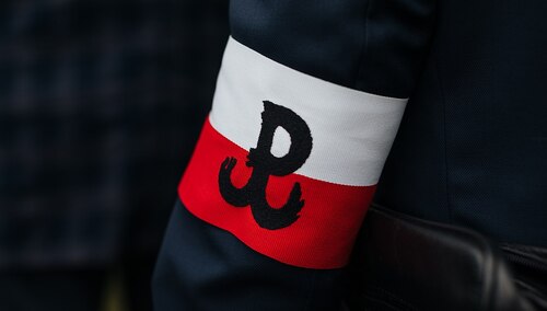 Opaska ze znakiem Polski Walczącej