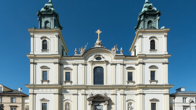 Zatrzymano osobę podejrzaną o uszkodzenie fasady kościoła św. Krzyża