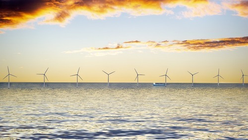 Morska farma wiatrowa - zdjęcie poglądowe