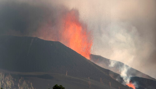 erupcja wulkanu Cumbre Vieja na wyspie La Palma