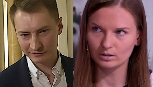 Bartosz Kramek i Ludmiła Kozłowska