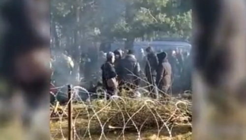 „Na wzór Usnarza”. Białorusini tworzą nowe koczowisko przy granicy z Polską [VIDEO]
