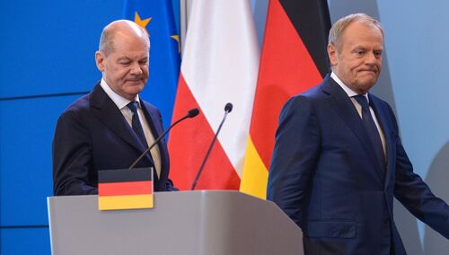 Olaf Scholz i Donald Tusk