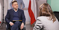 Paryk Jaki podczas wywiadu z TV
