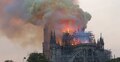 płonąca katedra Notre Dame