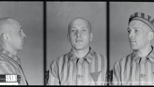 Mikołaj Sobieszczański. Zdjęcie obozowe