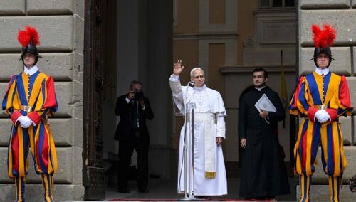 Papież Leon XIV w Castel Gandolfo