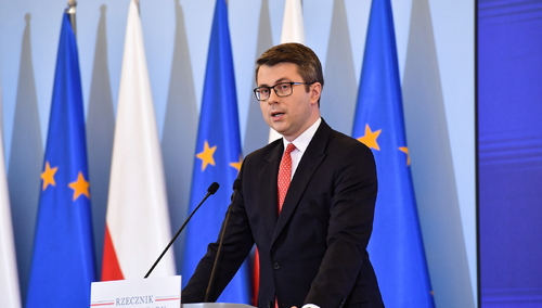 Rzecznik rządu Piotr Müller