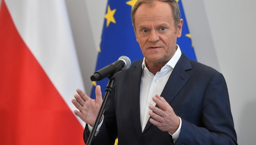 Przewodniczący PO Donald Tusk