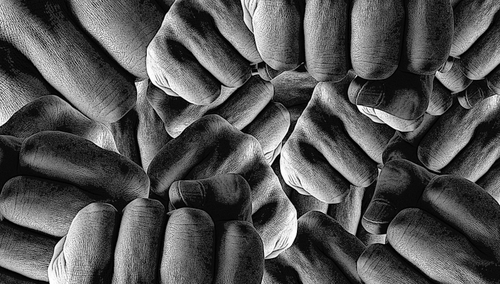 Pięści. Ilustracja 