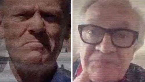 Donald Tusk i Andrzej Seweryn