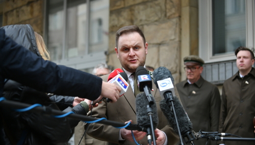 Rzecznik prasowy Lasów Państwowych Michał Gzowski