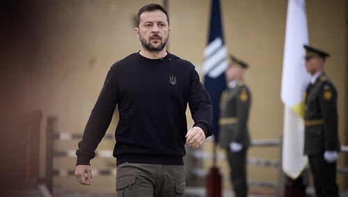 Prezydent Ukrainy Wołodymyr Zełenski