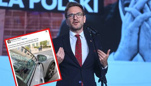 Waldemar Buda, uszkodzony samochód