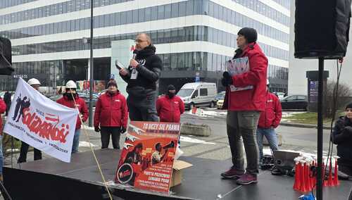 Pikieta Solidarności Pracowników Sądownictwa i Prokuratury
