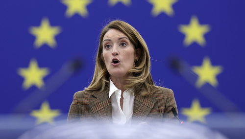 Przewodnicząca Parlamentu Europejskiego Roberta Metsola