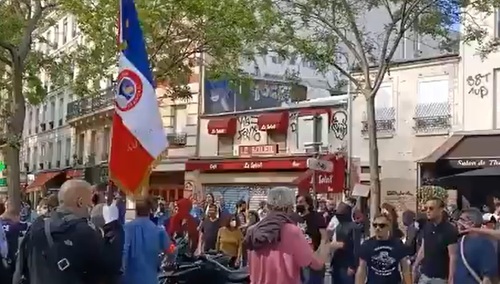 procesja zaatakowana przez Antifę